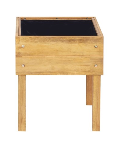 Jardinière surélevée 50x40x45 cm Bois massif d'acacia