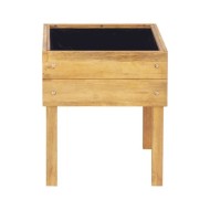 Jardinière surélevée 50x40x45 cm Bois massif d'acacia