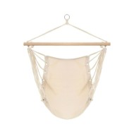 Hamac couleur crème 185 x 125 cm