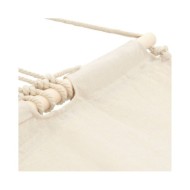 Hamac couleur crème 210 cm x 150 cm