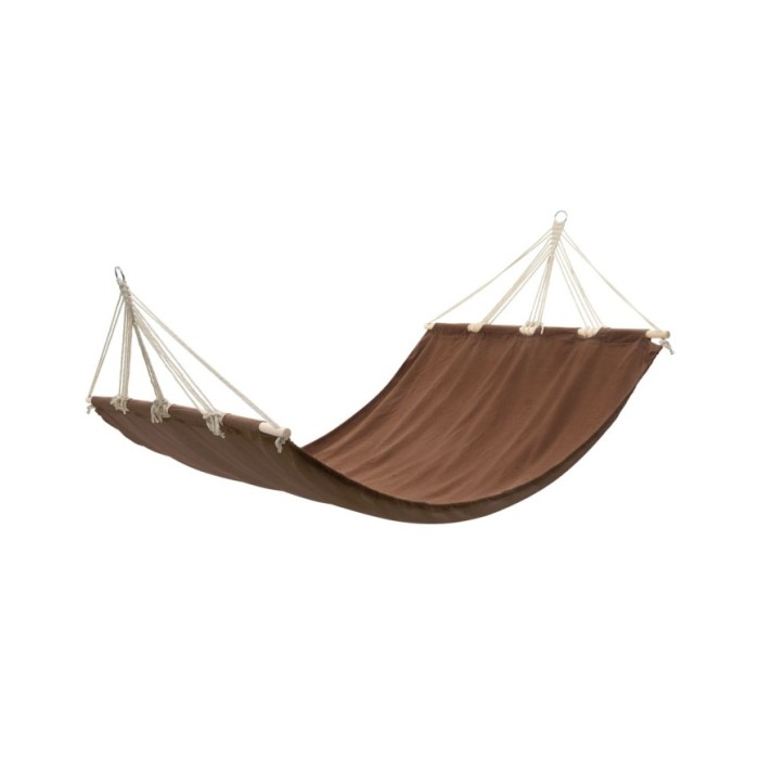 Hamac avec barre 210x150 cm Marron