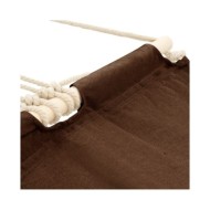 Hamac avec barre 210x150 cm Marron