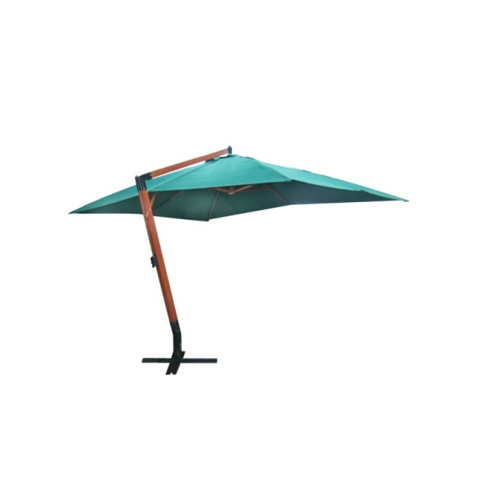 Parasol flottant Melia 300 x 400 cm Vert
