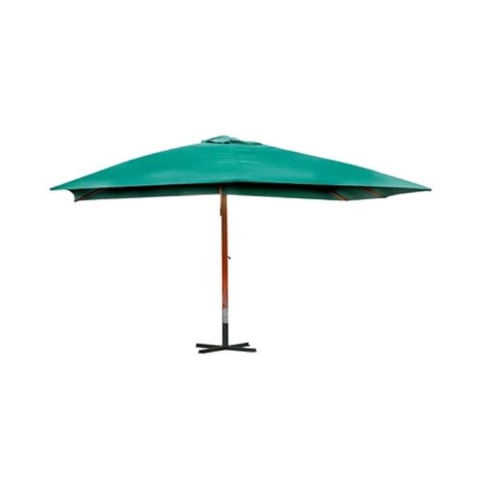 Parasol flottant Melia 300 x 400 cm Vert