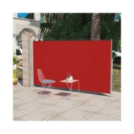 Auvent latéral de patio 160x300 cm Rouge 