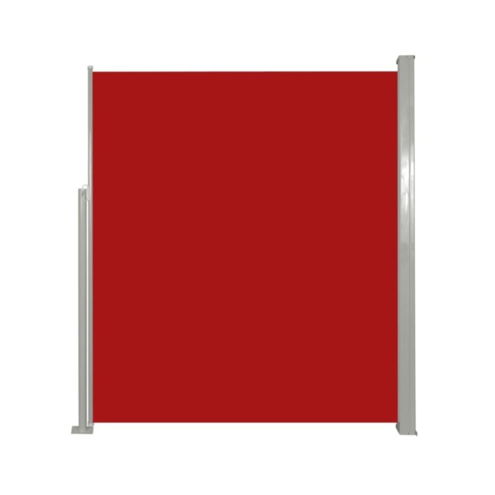 Auvent latéral de patio 160x300 cm Rouge 