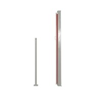 Auvent latéral de patio 160x300 cm Rouge 