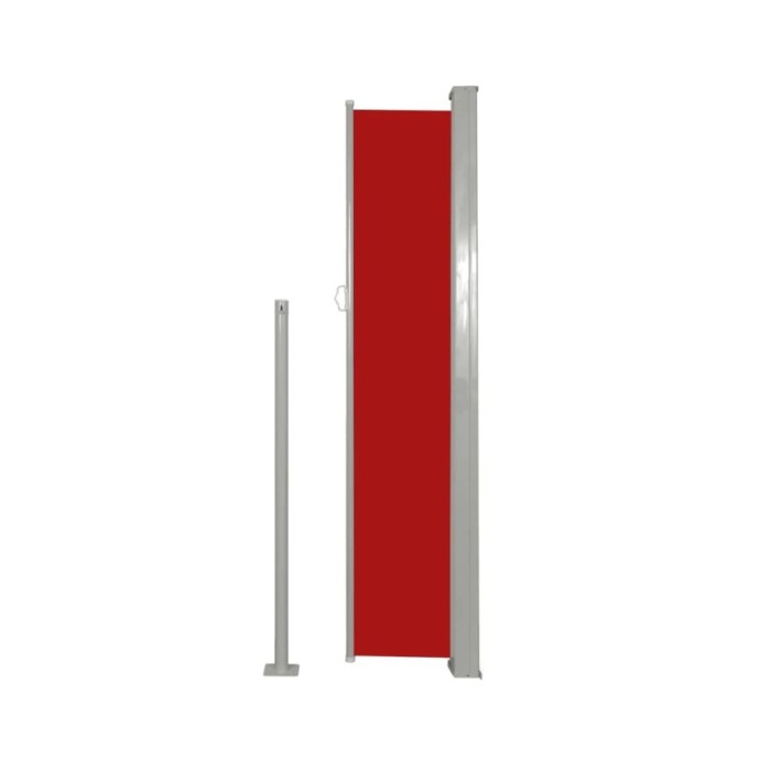 Auvent latéral de patio 160x300 cm Rouge 