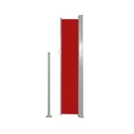 Auvent latéral de patio 160x300 cm Rouge 