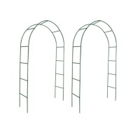 Arche de jardin 2 pcs pour plantes grimpantes 