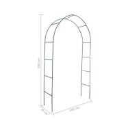 Arche de jardin 2 pcs pour plantes grimpantes 