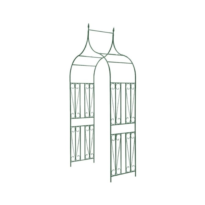 Arche de jardin Design de piquet plantes grimpantes Vert foncé