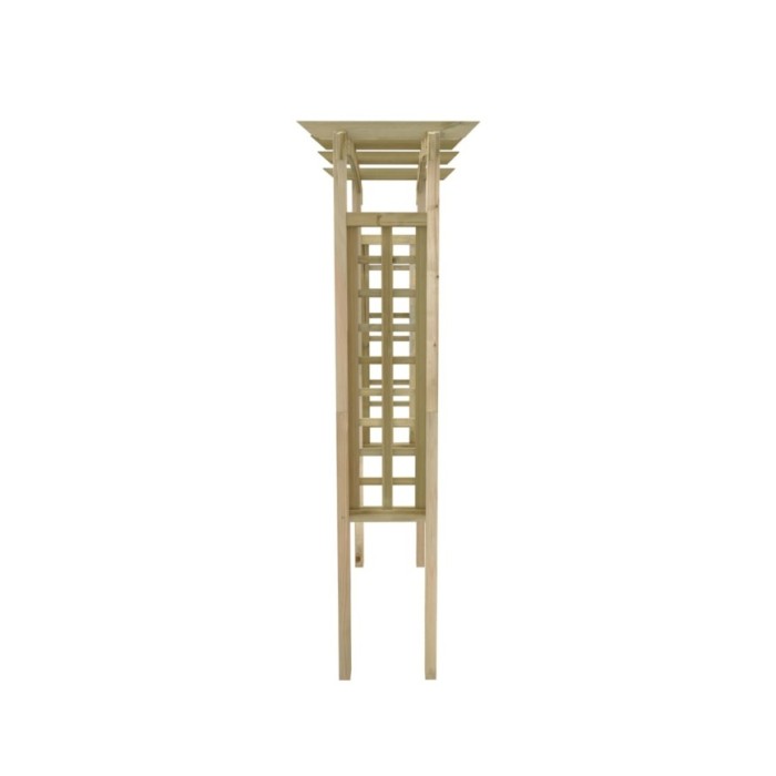 Voûte en treillis 105x35x210 cm Bois