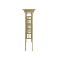 Voûte en treillis 105x35x210 cm Bois