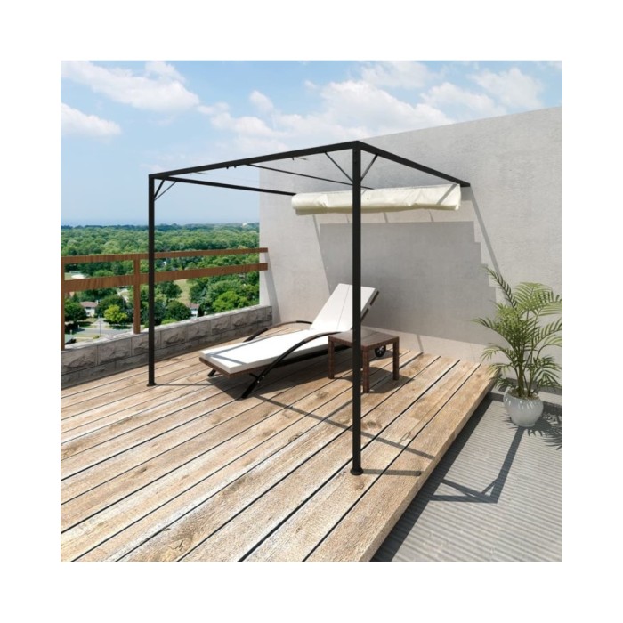 Tonnelle de jardin avec auvent rétractable  