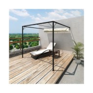 Tonnelle de jardin avec auvent rétractable  