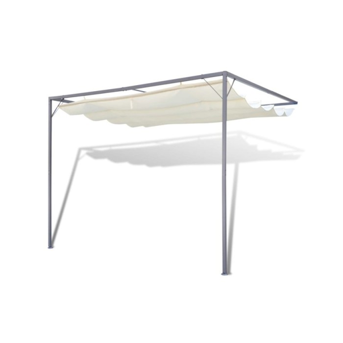 Tonnelle de jardin avec auvent rétractable  