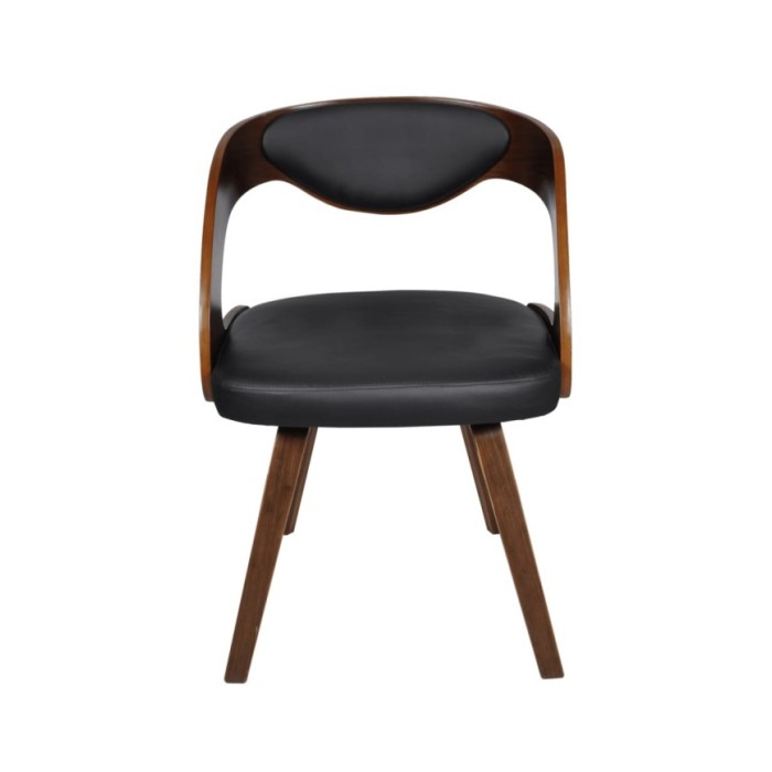 Chaises de salle à manger 2 pcs Marron Similicuir