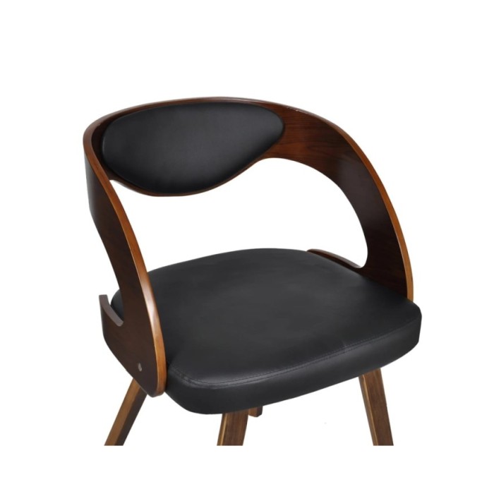 Chaises de salle à manger 2 pcs Marron Similicuir