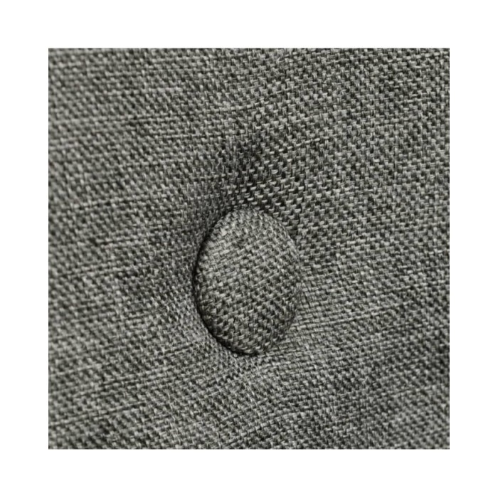 Chaises de salle à manger 2pcs Gris clair Tissu et chêne massif