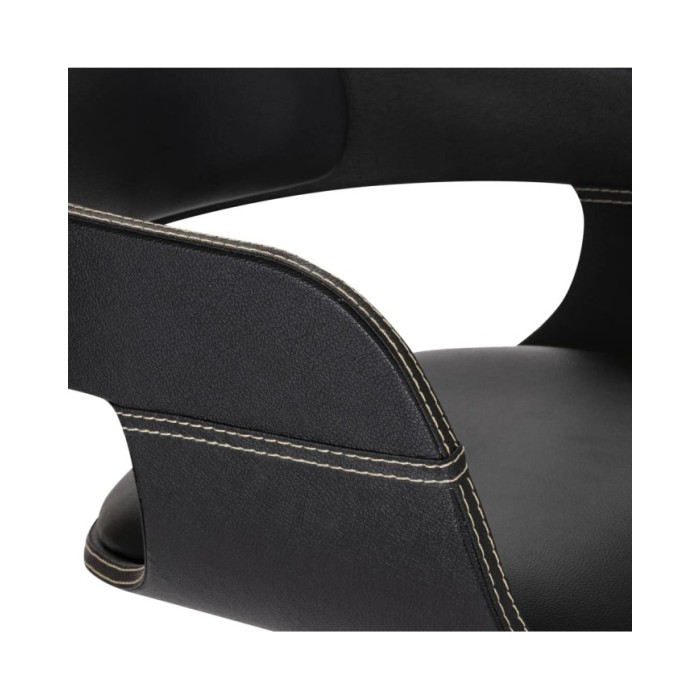 Chaise de salle à manger Bois courbé et similicuir