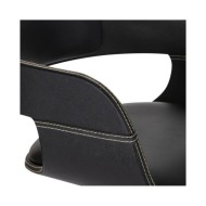 Chaise de salle à manger Bois courbé et similicuir
