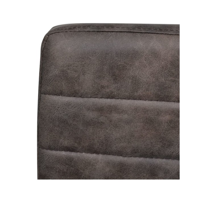 Chaises de salle à manger cantilever 2 pcs Marron Similicuir