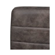 Chaises de salle à manger cantilever 2 pcs Marron Similicuir