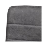 Chaises de salle à manger cantilever 2 pcs Gris Similicuir
