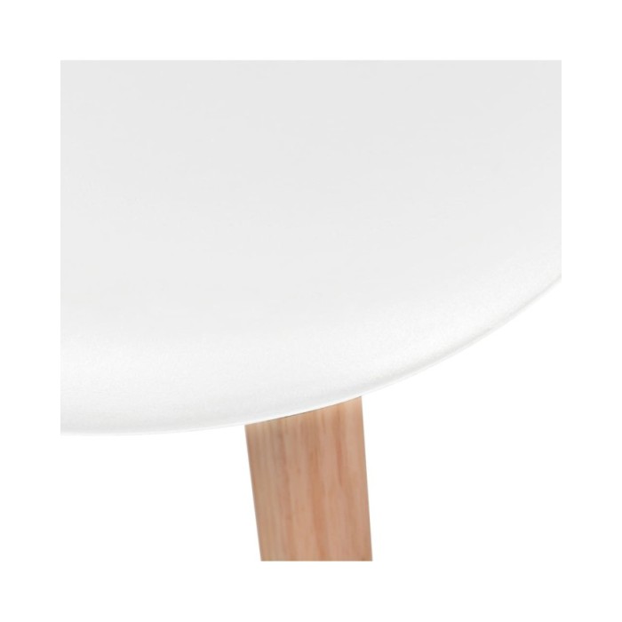 Chaises de salle à manger 2 pcs Blanc Plastique