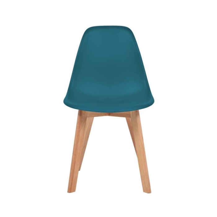 Chaises de salle à manger 2 pcs Turquoise Plastique
