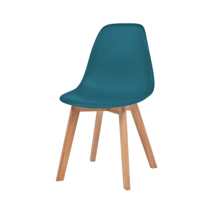 Chaises de salle à manger 4 pcs Turquoise Plastique