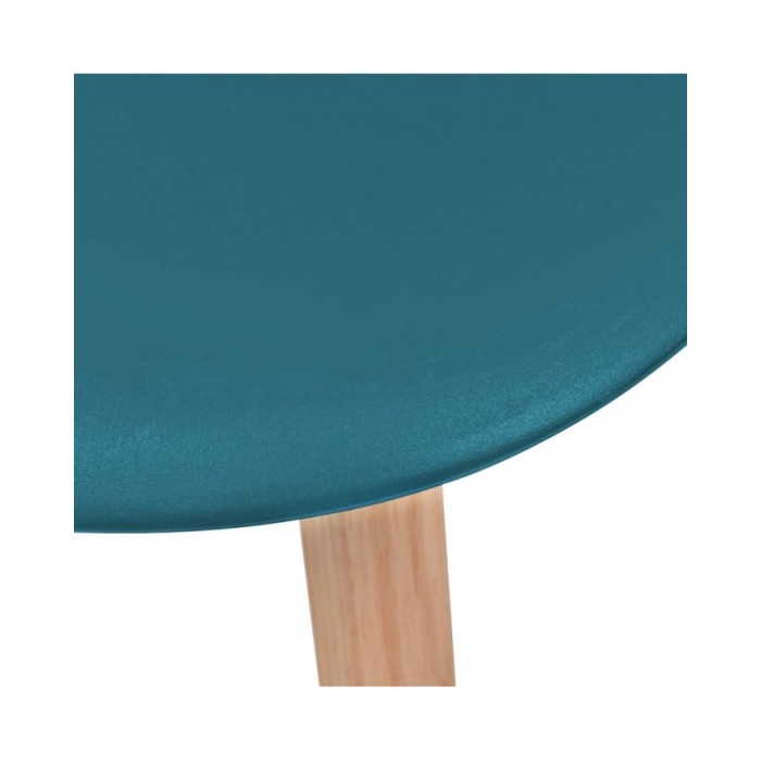 Chaises de salle à manger 4 pcs Turquoise Plastique