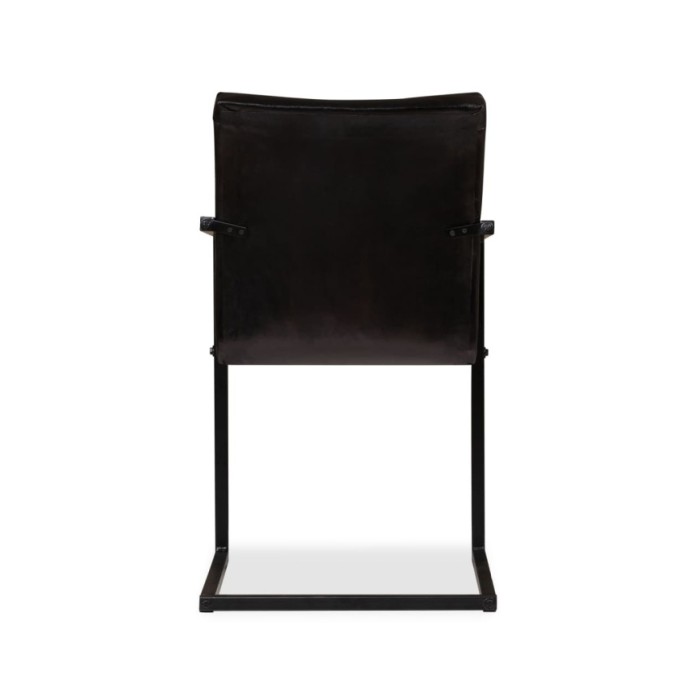 Chaises de salle à manger 2 pcs Anthracite Cuir véritable 