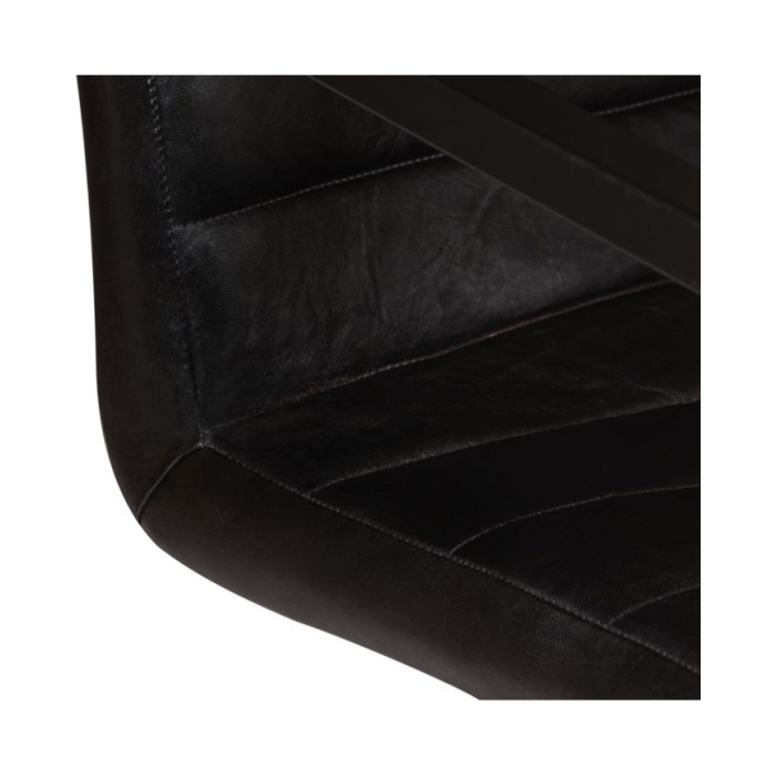 Chaises de salle à manger 2 pcs Anthracite Cuir véritable 