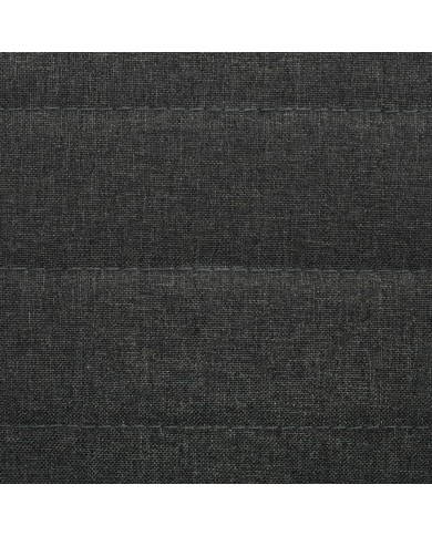 Chaises de salle à manger 2 pcs Gris foncé Tissu