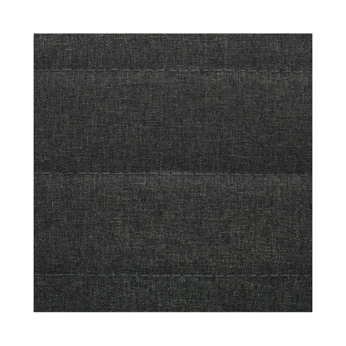 Chaises de salle à manger 2 pcs Gris foncé Tissu