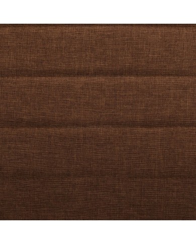 Chaises de salle à manger 2 pcs Marron Tissu
