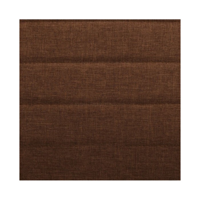 Chaises de salle à manger 2 pcs Marron Tissu