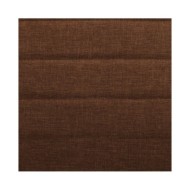 Chaises de salle à manger 2 pcs Marron Tissu