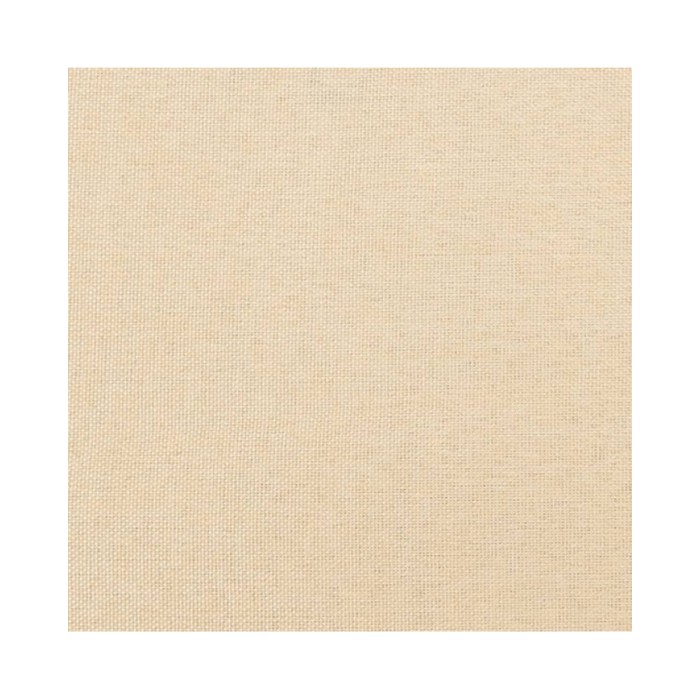 Chaises de salle à manger 2 pcs Crème Tissu et similicuir