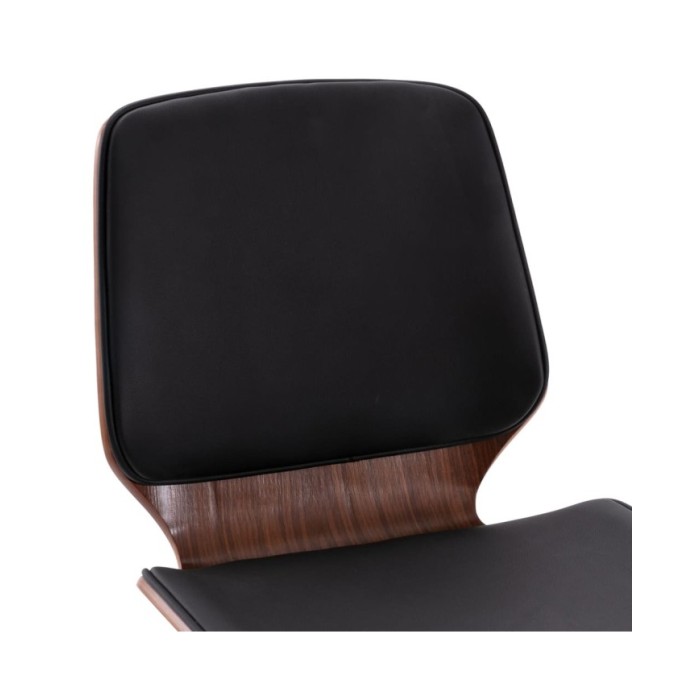 Chaises de salle à manger 4 pcs Noir Similicuir