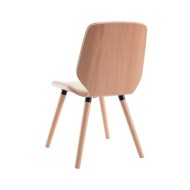 Chaises de salle à manger 4 pcs Crème Similicuir