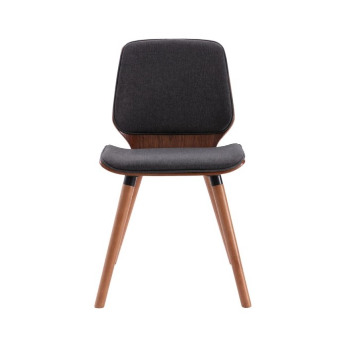 Chaises de salle à manger 4 pcs Gris Tissu