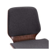 Chaises de salle à manger 4 pcs Gris Tissu