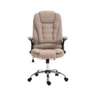 Chaise de bureau Taupe Polyester