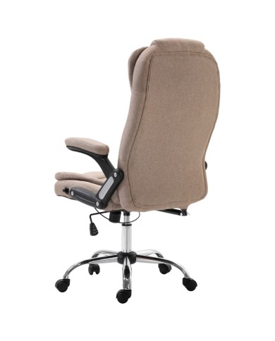 Chaise de bureau Taupe Polyester