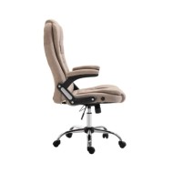 Chaise de bureau Taupe Polyester