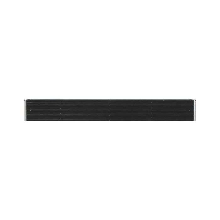 Lit surélevé de jardin Acier galvanisé 320x40x45 cm Anthracite