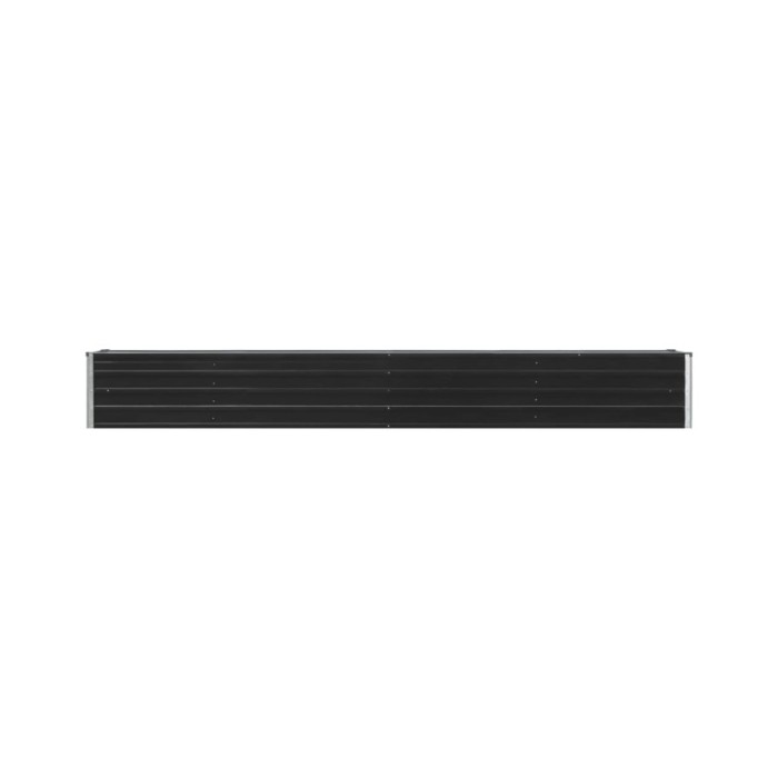 Lit surélevé de jardin Acier galvanisé 320x40x45 cm Anthracite